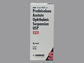 prednisolone acetate 1 % eye drops,suspension
