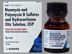 neomycin-polymyxin-hydrocort 3.5 mg/mL-10,000 unit/mL-1 % ear solution