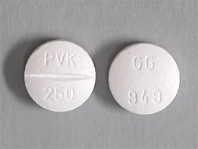 penicillin V potassium 250 mg tablet