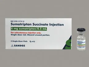 sumatriptan 6 mg/0.5 mL subcutaneous solution