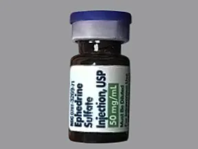 ephedrine sulfate 50 mg/mL intravenous solution