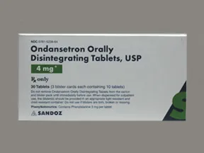ondansetron 4 mg disintegrating tablet