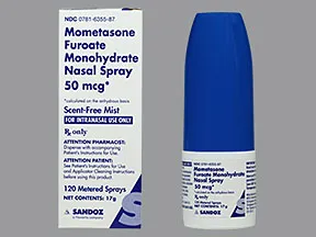 mometasone 50 mcg/actuation nasal spray