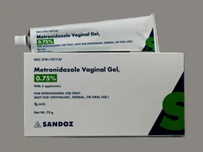 metronidazole 0.75 % (37.5 mg/5 gram) vaginal gel