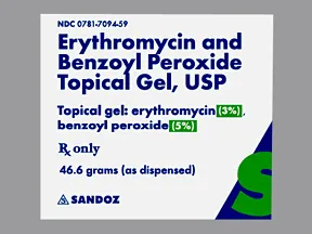 erythromycin-benzoyl peroxide 3 %-5 % topical gel
