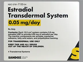 estradiol 0.05 mg/24 hr weekly transdermal patch