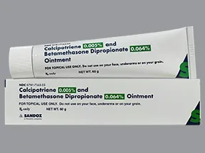 calcipotriene-betamethasone 0.005 %-0.064 % topical ointment