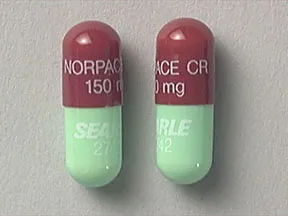 Norpace CR 150 mg capsule,extended release