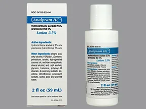Analpram-HC 2.5 %-1 % lotion