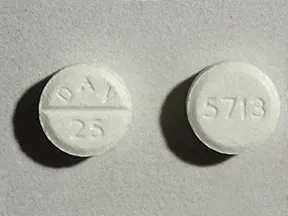 amoxapine 25 mg tablet