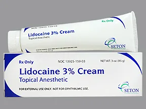 lidocaine HCl 3 % topical cream