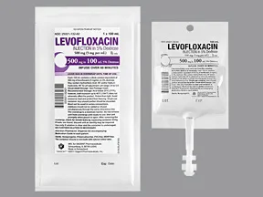 levofloxacin 500 mg/100 mL in 5 % dextrose intravenous piggyback