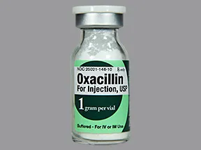 oxacillin 1 gram solution for injection