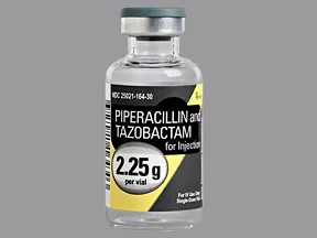 piperacillin-tazobactam 2.25 gram intravenous solution