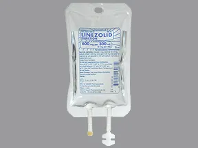 linezolid in 5% dextrose in water 600 mg/300 mL intravenous piggyback