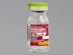 vinorelbine 50 mg/5 mL intravenous solution