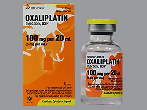 oxaliplatin 100 mg/20 mL intravenous solution