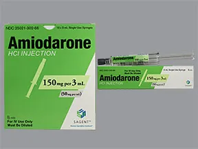amiodarone 150 mg/3 mL intravenous syringe