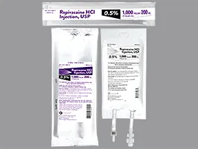 ropivacaine (PF) 5 mg/mL (0.5 %) injection solution