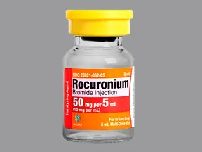 rocuronium 10 mg/mL intravenous solution