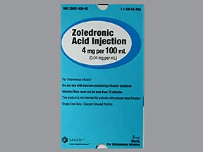 zoledronic acid 4 mg/100 mL-mannitol-0.9 % NaCl intravenous piggyback