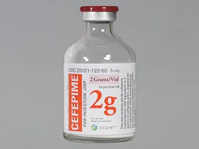 cefepime 2 gram solution for injection