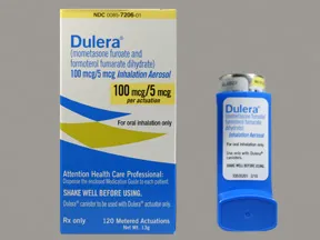 Dulera 100 mcg-5 mcg/actuation HFA aerosol inhaler