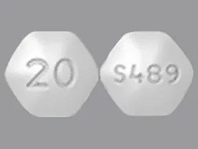 Vyvanse 20 mg chewable tablet