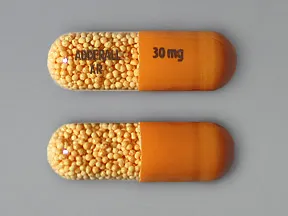 This medicine is a orange clear, oblong, capsule imprinted with 
