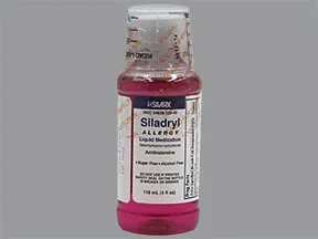Siladryl SA 12.5 mg/5 mL oral liquid