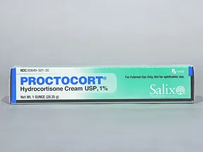 Proctocort 1 % topical cream