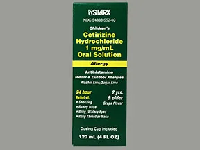 Children's Cetirizine 1 mg/mL oral solution