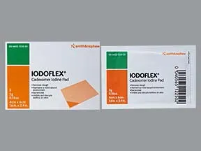 Iodoflex 0.9 % topical pads