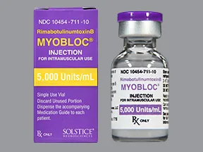 Myobloc 5,000 unit/mL intramuscular solution