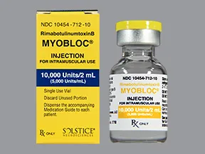 Myobloc 10,000 unit/2 mL intramuscular solution