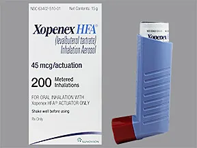 Xopenex HFA 45 mcg/actuation aerosol inhaler