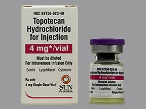 topotecan 4 mg intravenous solution