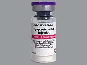 epoprostenol 1.5 mg intravenous solution