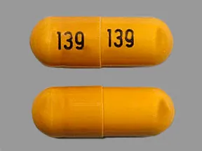 This medicine is a orange, oblong, capsule imprinted with 