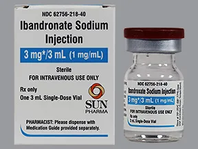 ibandronate 3 mg/3 mL intravenous solution
