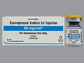 esomeprazole sodium 20 mg intravenous solution