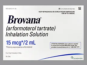 Brovana 15 mcg/2 mL solution for nebulization