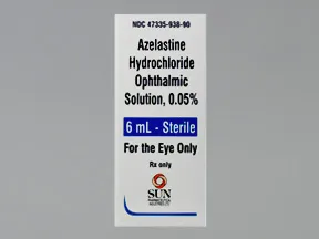 what is azelastine hydrochloride eye drops used for