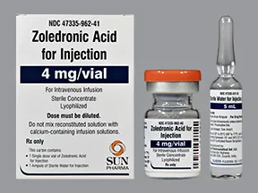 zoledronic acid 4 mg intravenous solution