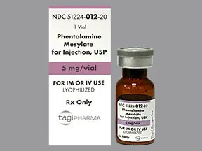 phentolamine 5 mg injection solution