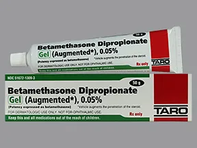 betamethasone, augmented 0.05 % topical gel