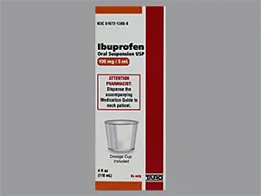 ibuprofen 100 mg/5 mL oral suspension