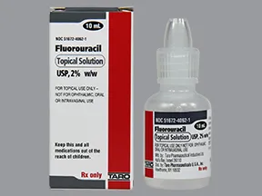 fluorouracil 2 % topical solution