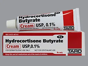 hydrocortisone butyrate 0.1 % topical cream
