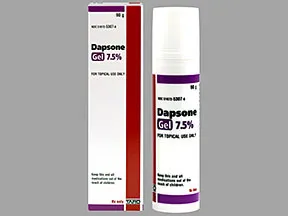 dapsone 7.5 % topical gel with pump